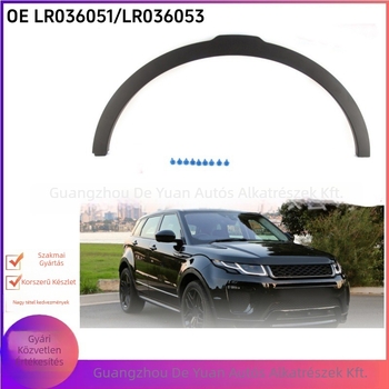 Range Rover Evoque előfék kerék szemöldök díszítés LR036051 LR036053 — anyag: műanyag, márka: Other, feldolgozás és testreszabás: Igen, lyukmentes dizájn