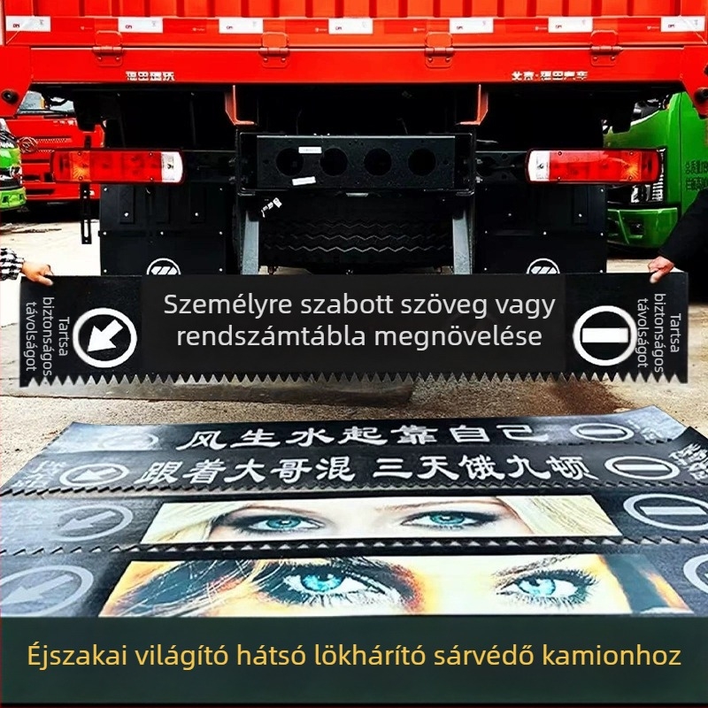 Személyre szabott univerzális teherautó hátsó sárvédő