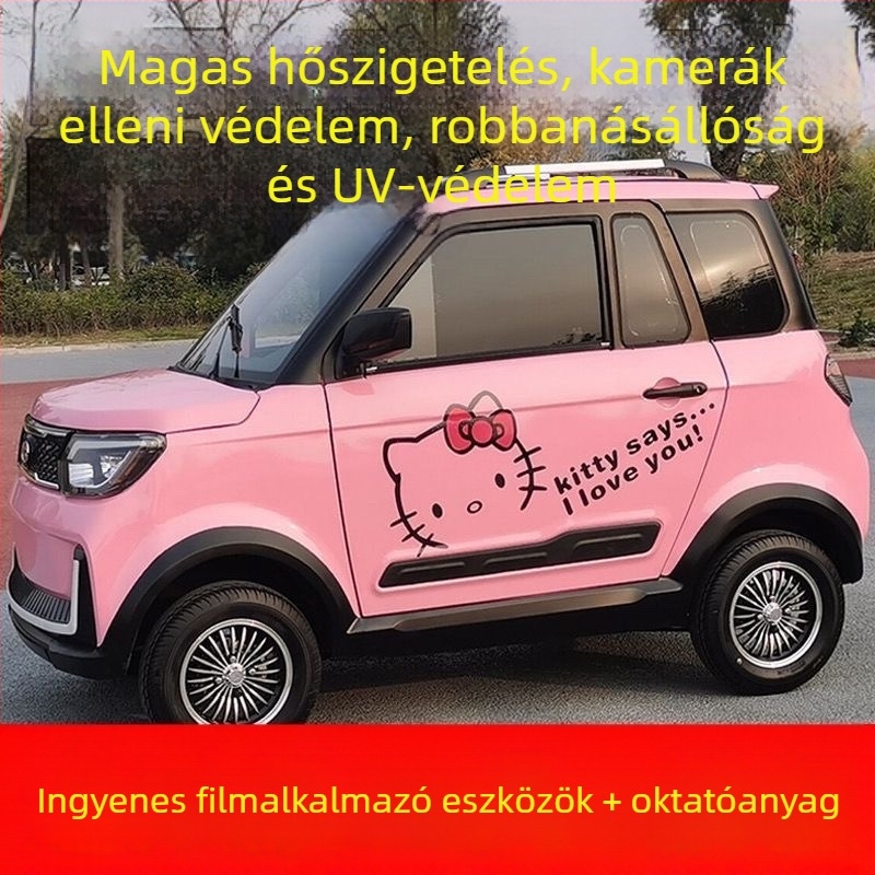 Elektrikus tricikli és négykerekű járművek ablakfólia készlet – napsugárzás elleni védelem, hő-izoláció, magánélet védő fólia az egész autóhoz