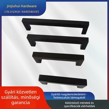 Rozsdamentes acél négyszögletes derékszögű szekrényajtó fogantyú