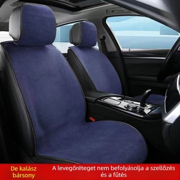 Autóülésvédő, nagy méret, kukorica velúr, ultra vékony légáteresztő réteg, kiváló minőségű plüss, univerzális öt üléses járműhöz.