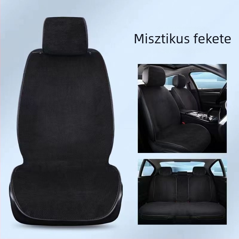 Autóülésvédő, nagy méret, kukorica velúr, ultra vékony légáteresztő réteg, kiváló minőségű plüss, univerzális öt üléses járműhöz.