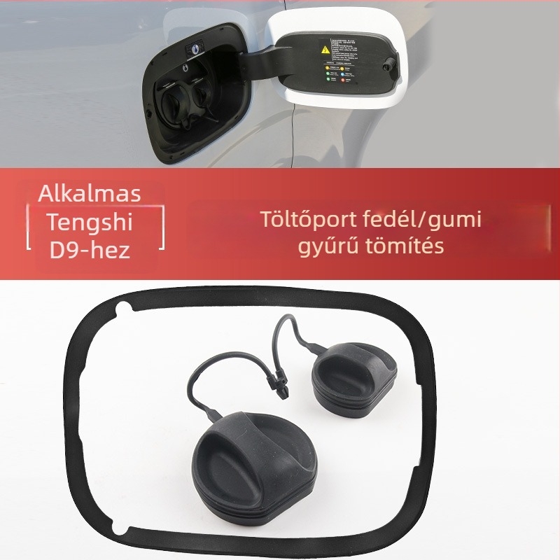 Denza D9 töltőportjához és üzemanyag-feltöltő nyílásához való szilikon tömítőcsík – víz- és porvédő védőfedél töltéshez