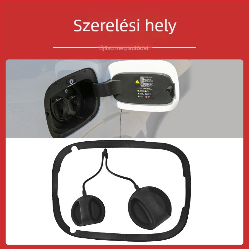 Denza D9 töltőportjához és üzemanyag-feltöltő nyílásához való szilikon tömítőcsík – víz- és porvédő védőfedél töltéshez