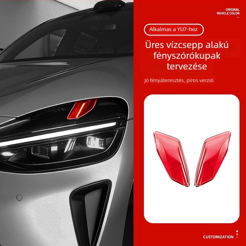 Xiaomi YU7 Demon Eye sportos lámpa-modifikációs készlet műanyag dekoratív lámpafej fedéllel (testreszabás nélkül, modell 077589461)
