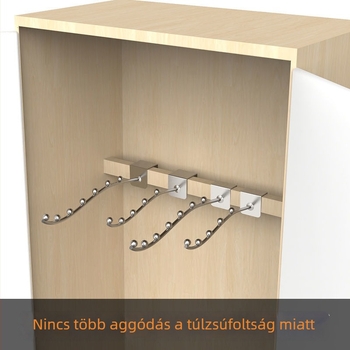 Hetes gyöngyös ruhafogas - rozsdamentes acél, több soros akasztók, 1–3 kg terhelés, 2024