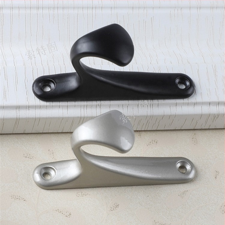 Ruhaakasztó - Cinkötvözet, Egykaros, Modern minimalist stílus, Ajtóra szerelhető