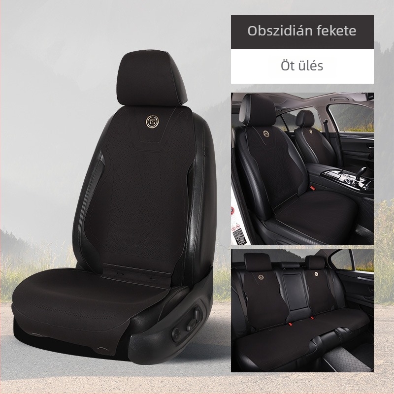 Textil autóülésvédő, univerzális öt ülésre, 6 kg, testreszabás elérhető
