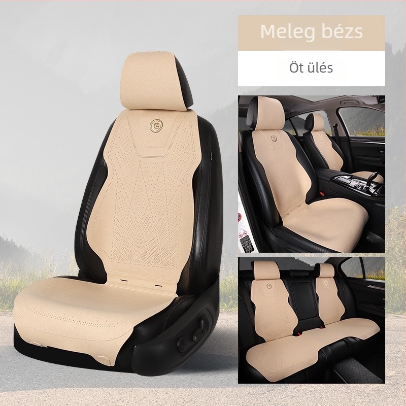 Textil autóülésvédő, univerzális öt ülésre, 6 kg, testreszabás elérhető