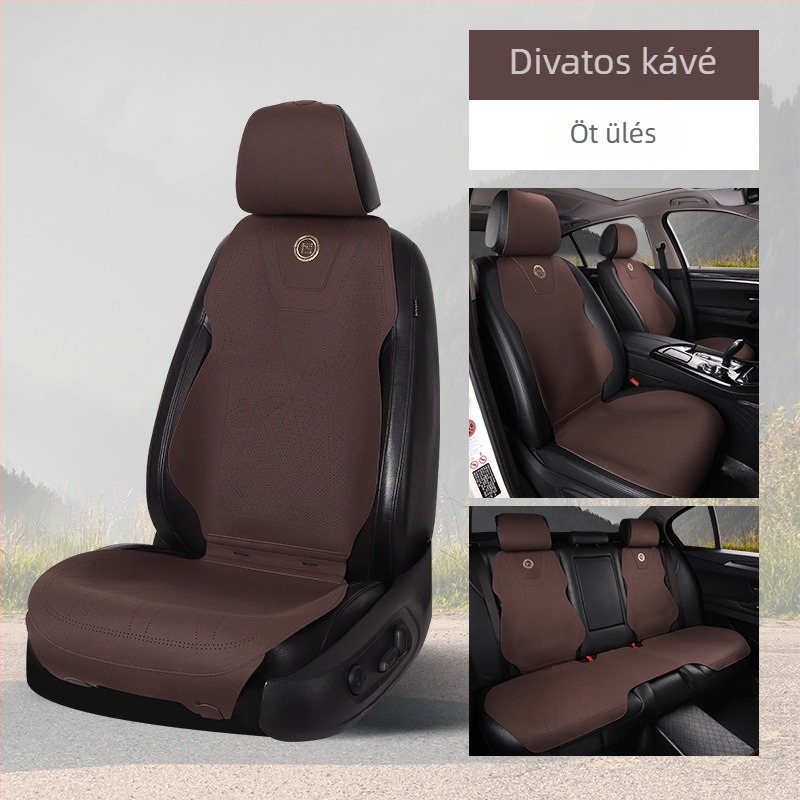 Textil autóülésvédő, univerzális öt ülésre, 6 kg, testreszabás elérhető