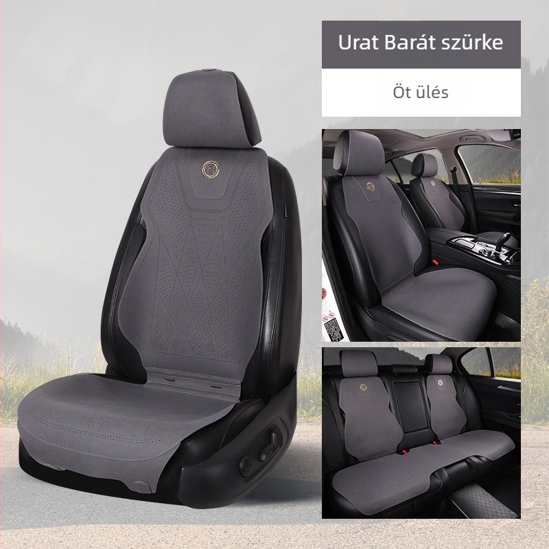 Textil autóülésvédő, univerzális öt ülésre, 6 kg, testreszabás elérhető