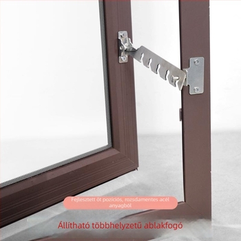Rozsdamentes acél ablak-támasztó rúd kinyíló ablakokhoz, modell Fc820j, modern minimalist stílus