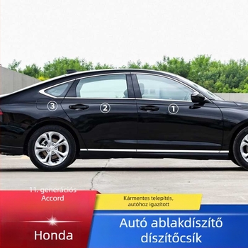 11. generációs Honda Accord külső ablakdíszítő sáv (2023-as modell) – megjelenésmódosító kiegészítő