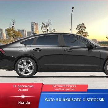 11. generációs Honda Accord külső ablakdíszítő sáv (2023-as modell) – megjelenésmódosító kiegészítő