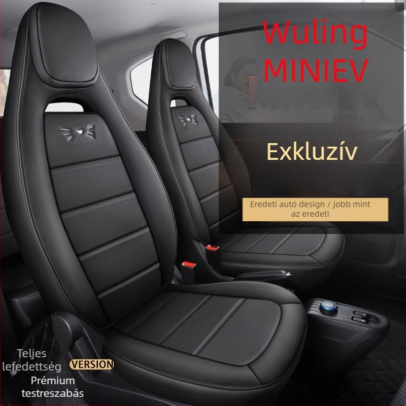 Wuling Hongguang Minihez készült bőrhuzat ülésvédő készlet, négy évszakos teljes belső védelem