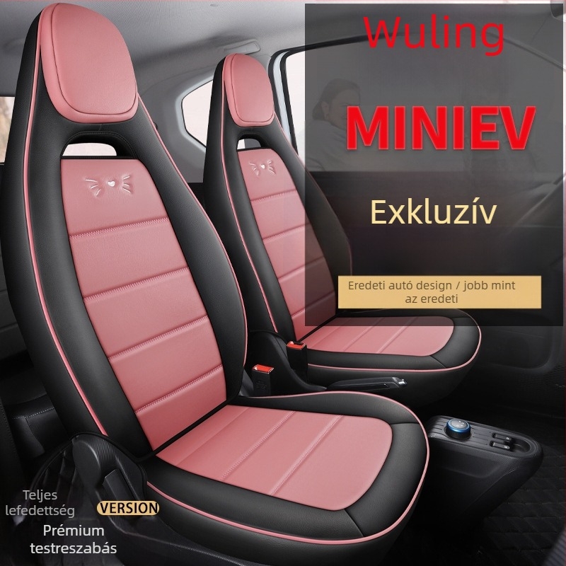 Wuling Hongguang Minihez készült bőrhuzat ülésvédő készlet, négy évszakos teljes belső védelem