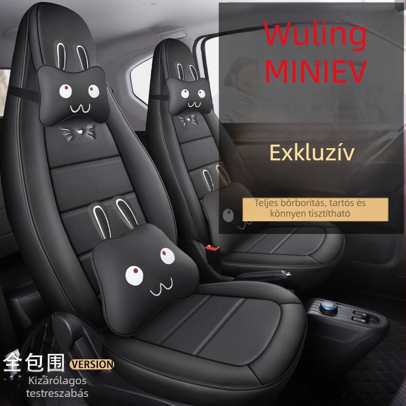 Wuling Hongguang Minihez készült bőrhuzat ülésvédő készlet, négy évszakos teljes belső védelem