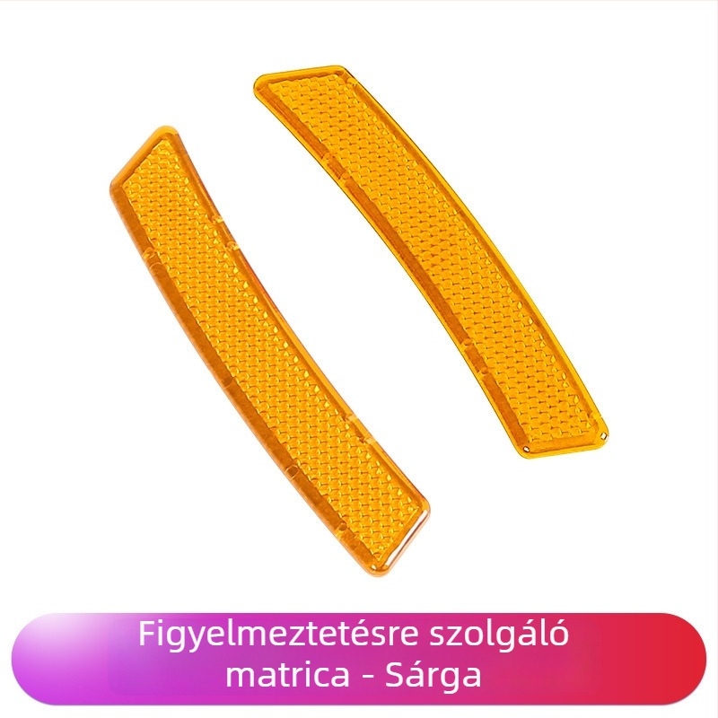 Flash Reflektív kerékív karosszéria matrica, öntapadós, anyag: ragasztószalag, mintázat: reflexív