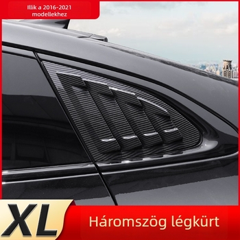 Chevrolet Malibu XL 2016-2022 Külső Módosítás — ABS Hátsó Ablak Háromszögös Szemcsés Shark Gill Dísz Patch