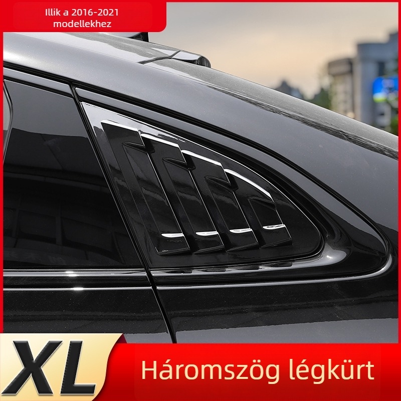Chevrolet Malibu XL 2016-2022 Külső Módosítás — ABS Hátsó Ablak Háromszögös Szemcsés Shark Gill Dísz Patch