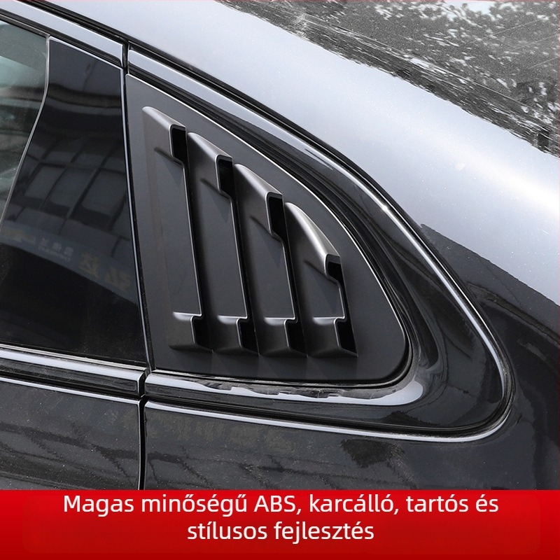 Chevrolet Malibu XL 2016-2022 Külső Módosítás — ABS Hátsó Ablak Háromszögös Szemcsés Shark Gill Dísz Patch