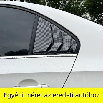 ABS dekoratív matrica a Volkswagen Jetta VA3 Santana hátsó háromszög ablakához, 2013-2021