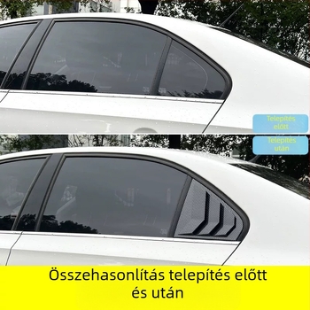 ABS dekoratív matrica a Volkswagen Jetta VA3 Santana hátsó háromszög ablakához, 2013-2021