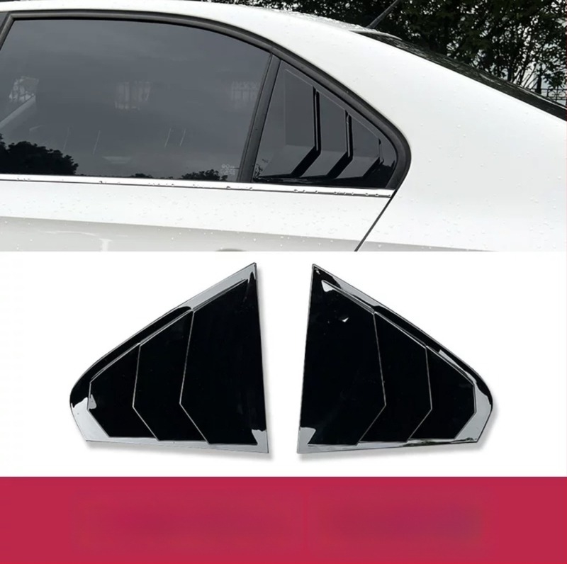 ABS dekoratív matrica a Volkswagen Jetta VA3 Santana hátsó háromszög ablakához, 2013-2021