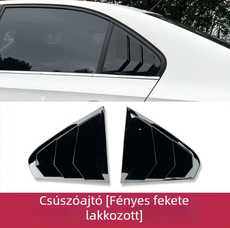 ABS dekoratív matrica a Volkswagen Jetta VA3 Santana hátsó háromszög ablakához, 2013-2021