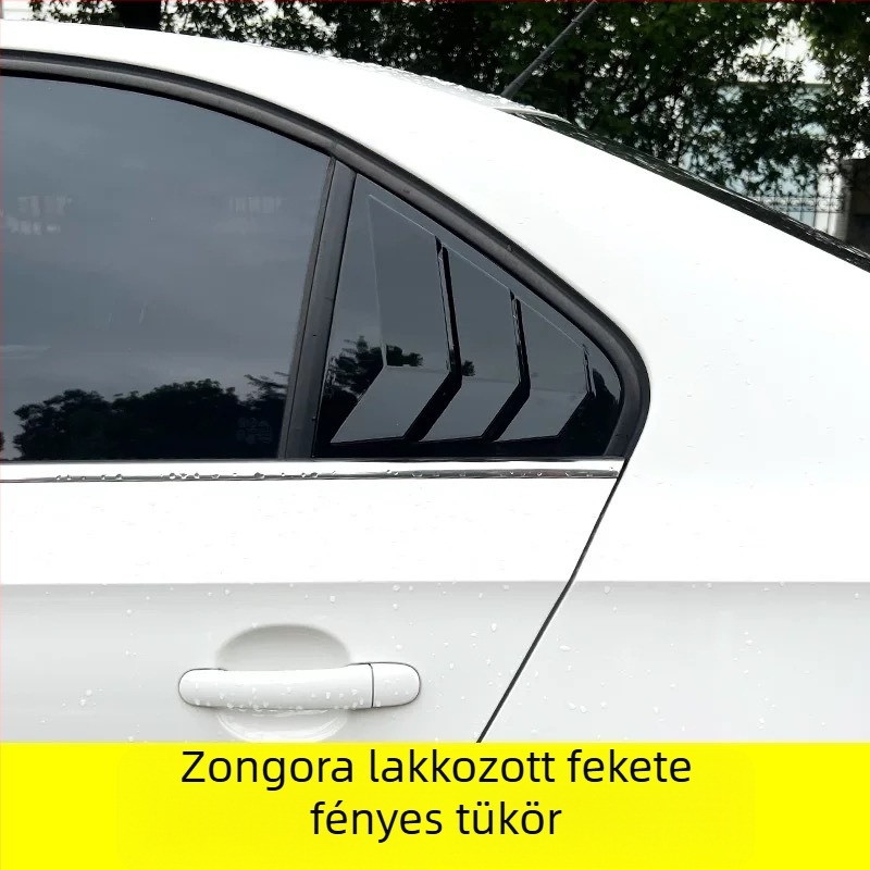 ABS dekoratív matrica a Volkswagen Jetta VA3 Santana hátsó háromszög ablakához, 2013-2021