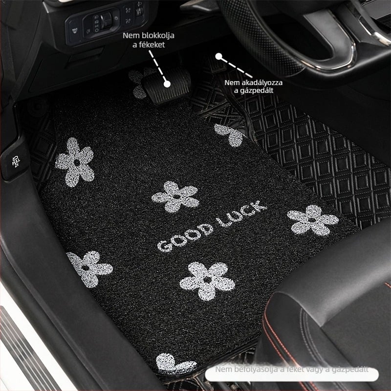 Autópadló szőnyegek univerzális illeszkedéssel, vezetői oldali matrac, Silk Coil anyag, vízálló és szennyeződés-ellenálló (Anyag: Silk Coil; Illeszkedés: Univerzális; Pozíció: Vezető)