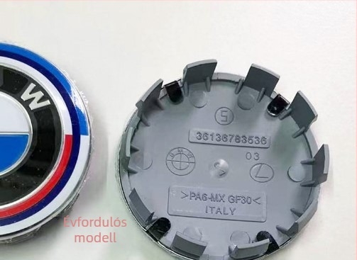 BMW kerékagy középső sapka, 10–ágú, ABS, Cool Gith márkától, kompatibilis a 3-as sorozat, 5-ös sorozat, X1, X5