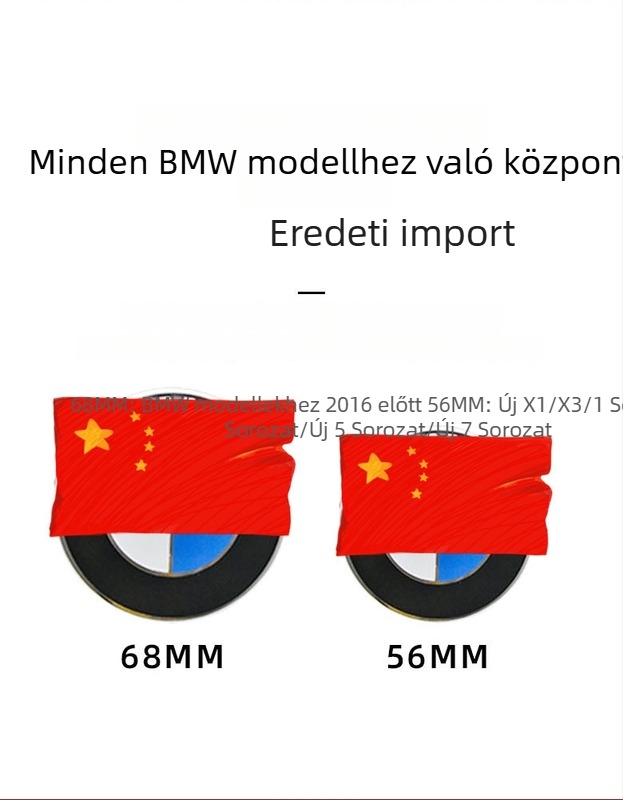 BMW kerékagy középső sapka, 10–ágú, ABS, Cool Gith márkától, kompatibilis a 3-as sorozat, 5-ös sorozat, X1, X5