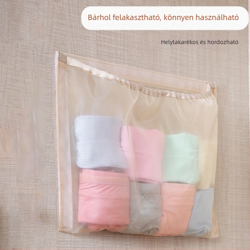 Nagy kapacitású nejlon hálós tároló autó-és konyha számára, falra szerelhető, Velcro zsebbel