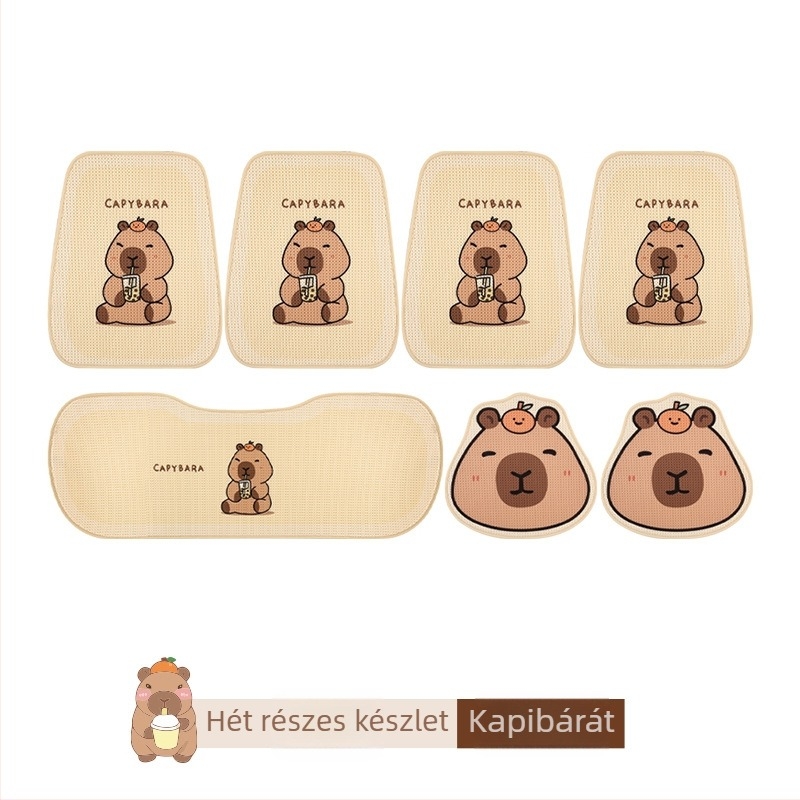 Autóülés párna cartoon stílusban, négy évszakos, hab töltet, poliészter felület, dekoráció
