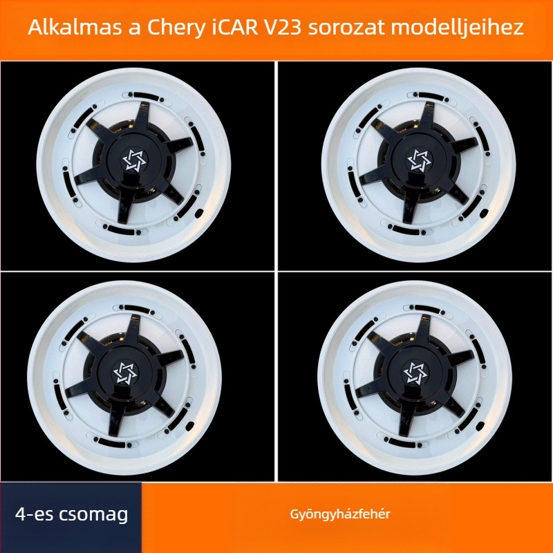 19 hüvelykes felni középső sapka a Chery iCAR V23 Mecha modellhez, dekoratív és védő sapka