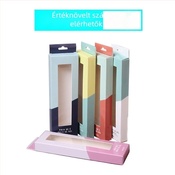 Irodai csomagoló doboz, hajtogatható karton, 350 g fehér karton, anyag: papír/karton