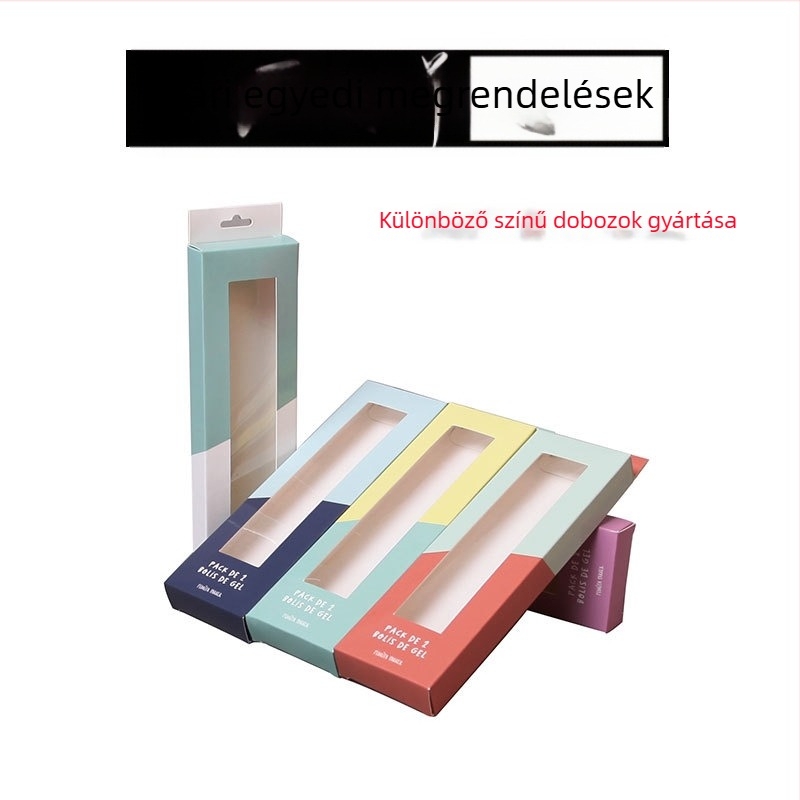 Irodai csomagoló doboz, hajtogatható karton, 350 g fehér karton, anyag: papír/karton