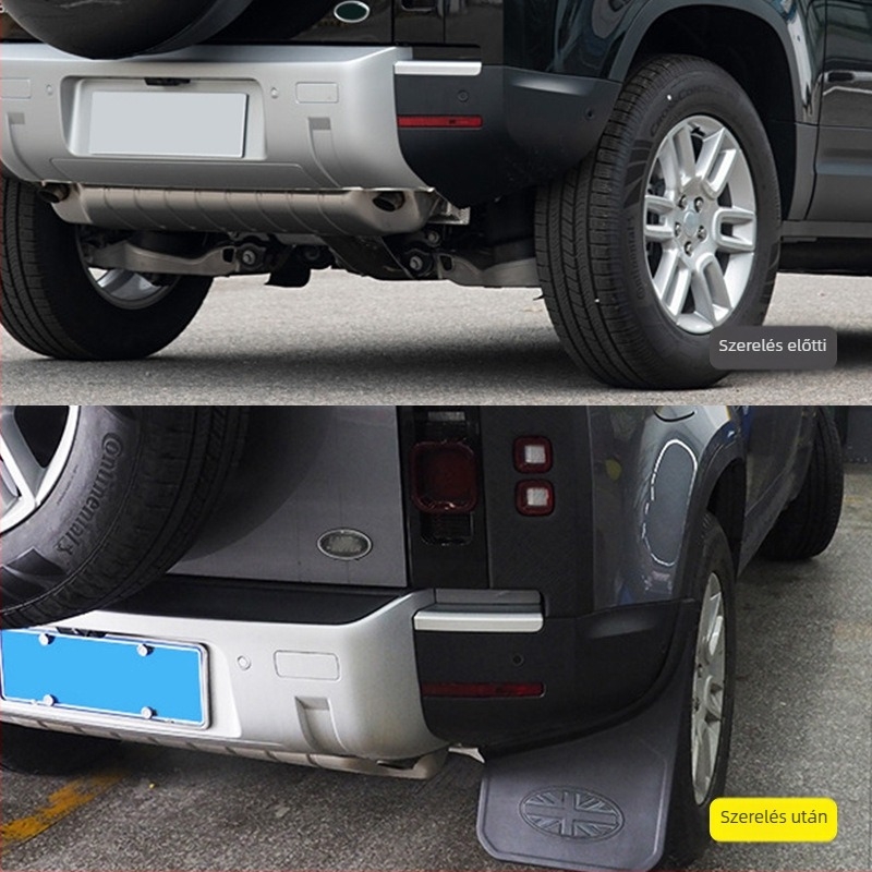 Land Rover Defender első és hátsó sárvédő elemek, kompatibilis 20+ modellhez, klasszikus dekoratív elem 110