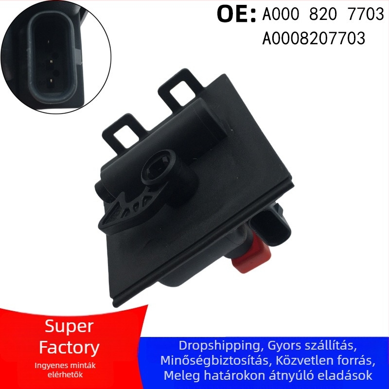 A0008207703 Mercedes-Benz üzemanyag-sapka záróaktuátor C/E/S modellekhez, műanyag