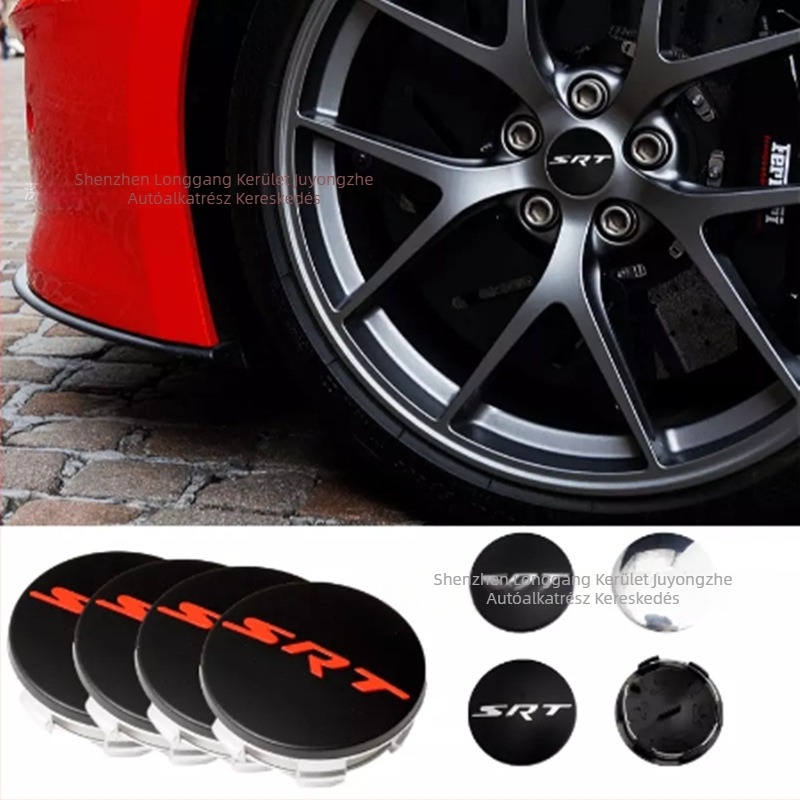 Dodge középtárcsa sapka — ABS anyag, testreszabható, kompatibilis Hellcat SRT, Challenger és 300C