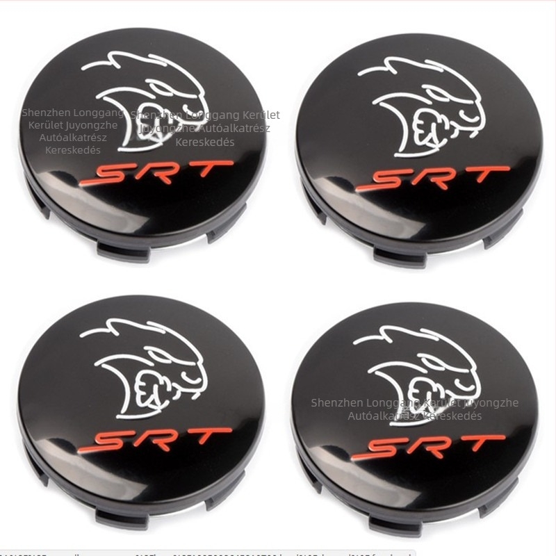 Dodge középtárcsa sapka — ABS anyag, testreszabható, kompatibilis Hellcat SRT, Challenger és 300C
