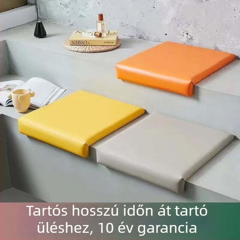 L-alakú, megvastagított ülőpárna lépcsőhöz, saroküléshez és cipőcseréhez