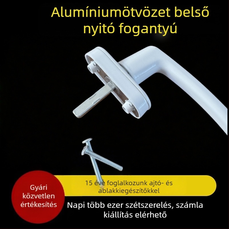 Dingpu alumíniumötvözetű ablakkezelő zárómechanizmussal – modern egyszerű stílus