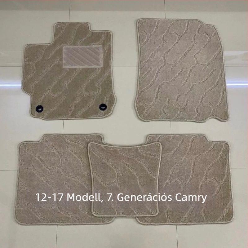 Toyota Camry 9. generációs velúr padlószőnyeg, vezető oldal, bézs