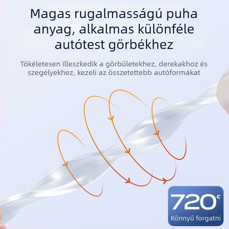 Autóbumper védő – PU anyagú ütközésgátló szalag, modell siii, általános modell kompatibilitás, testreszabás elérhető