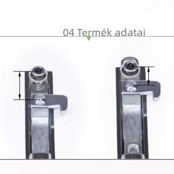 Félhold alakú zárhorgony ablakhoz — cink ötvözet, lógó szivárvány ablakzár, Hang Hong márka, modern minimalist stílus