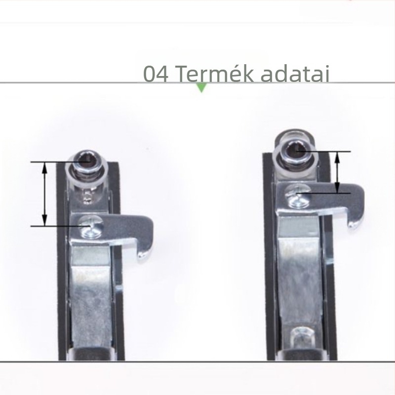 Félhold alakú zárhorgony ablakhoz — cink ötvözet, lógó szivárvány ablakzár, Hang Hong márka, modern minimalist stílus