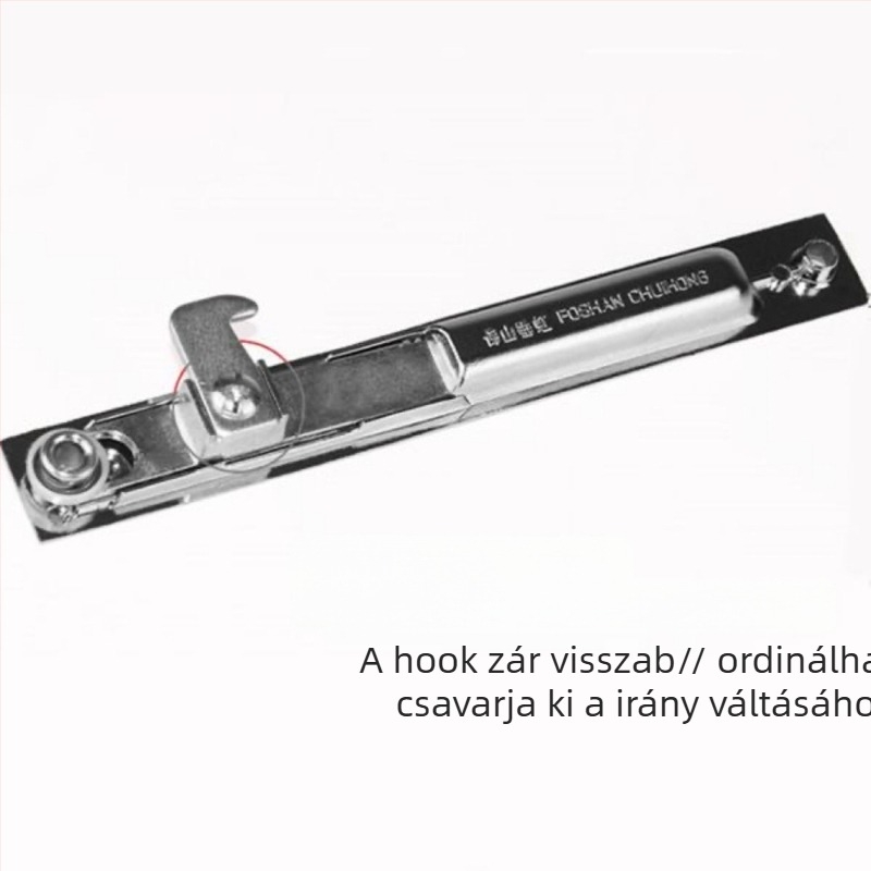Félhold alakú zárhorgony ablakhoz — cink ötvözet, lógó szivárvány ablakzár, Hang Hong márka, modern minimalist stílus