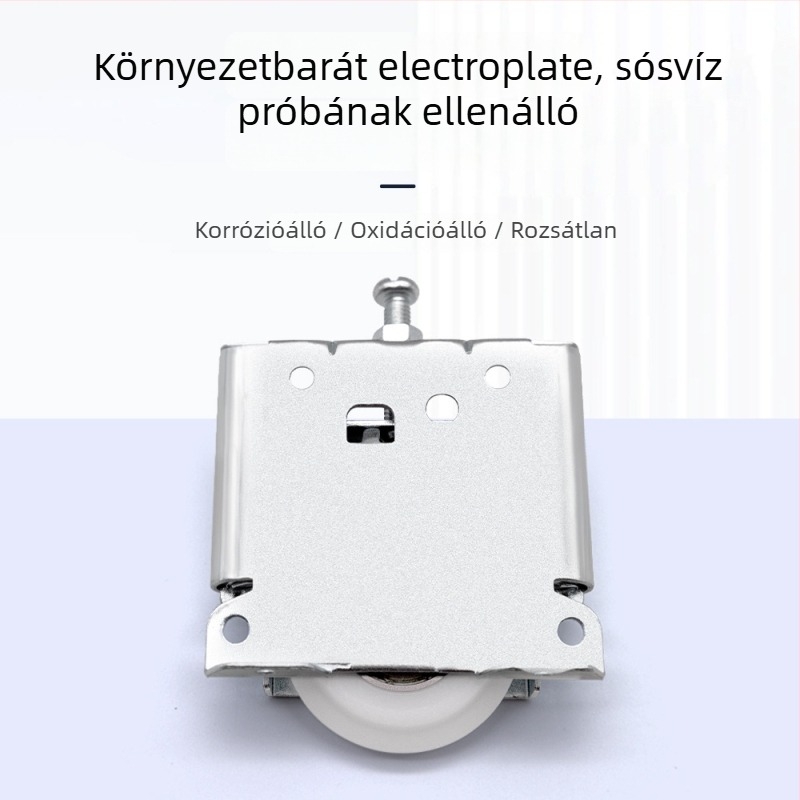 Gardrób görgő, Modell 6001, Q235 acél, Nylon csapágy, Gardróbhoz